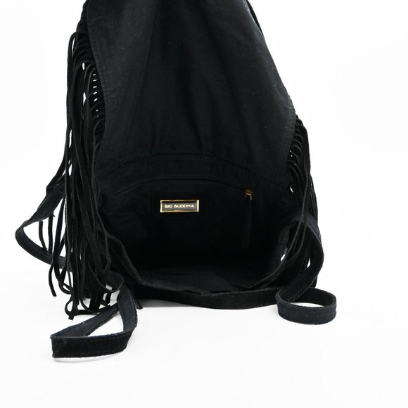 BIG BUDDHA Suede Beaded Embellished Flap Crossbody - Picture 3 of 3